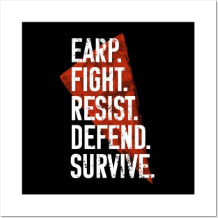 Earp Fight Resist Defend Survive - Wynonna Earp Posters and Art